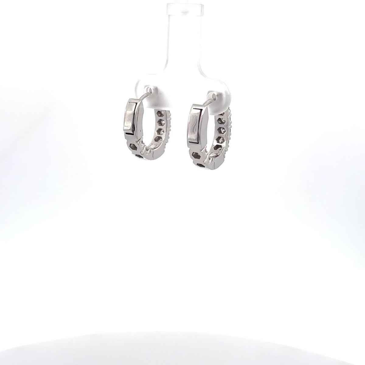 The Manon Diamond Huggie Hoops