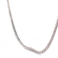 The Lumière Graduated Oval Diamond Necklace