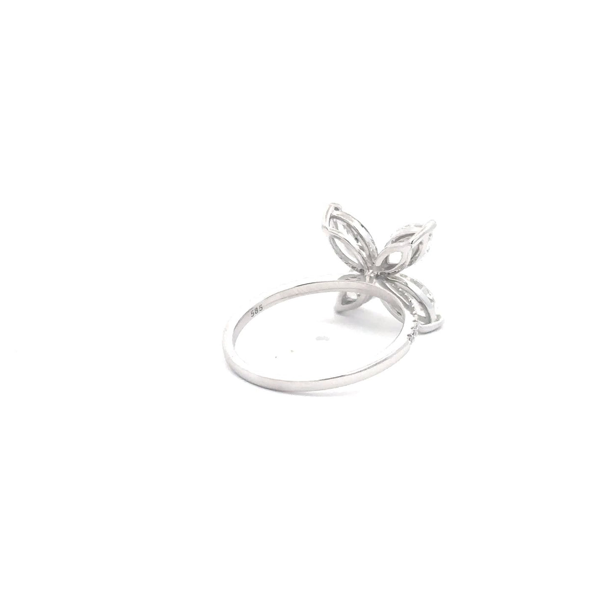 The Fleur Marquise Floral Cluster Diamond Ring