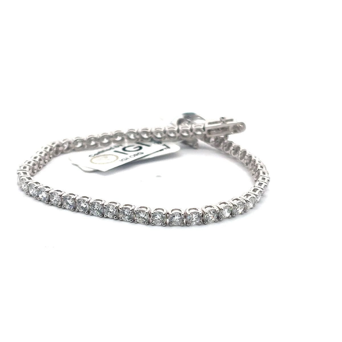 The Camille Round Diamond Tennis Bracelet