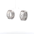 The Gabrielle Round & Baguette Hoops