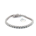 The Geneviève Round Diamond Tennis Bracelet
