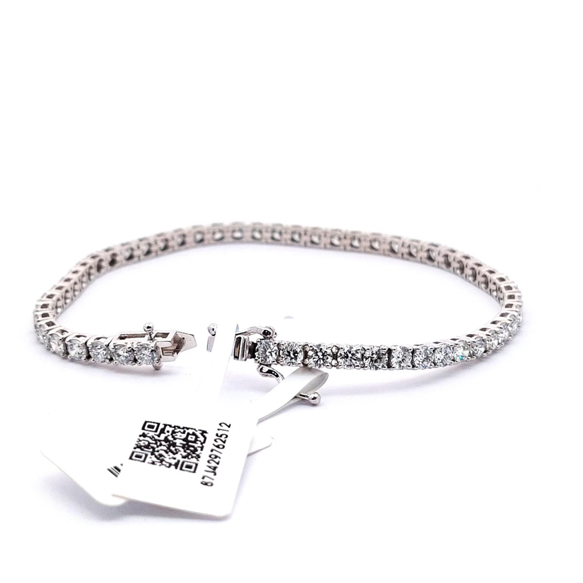 The Odette Round Diamond Tennis Bracelet