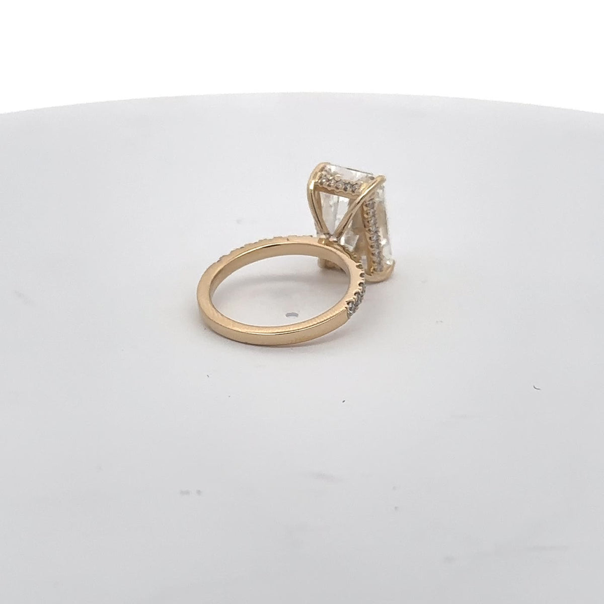 The Florence Radiant Hidden-Halo Ring