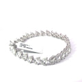 The Plume Pear Diamond Tennis Bracelet