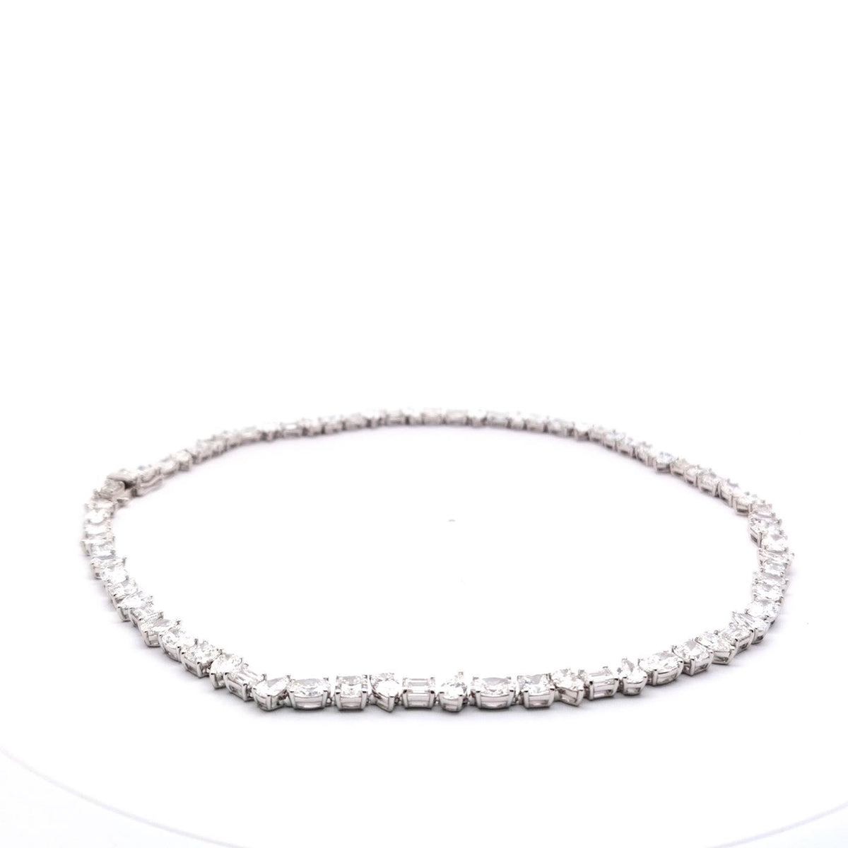 The Séraphine Fancy-Cut Diamond Rivière Necklace