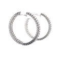 The Solène Emerald-Cut Diamond Hoops