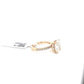 The Coralie Elongated Cushion Hidden-Halo Solitaire Ring