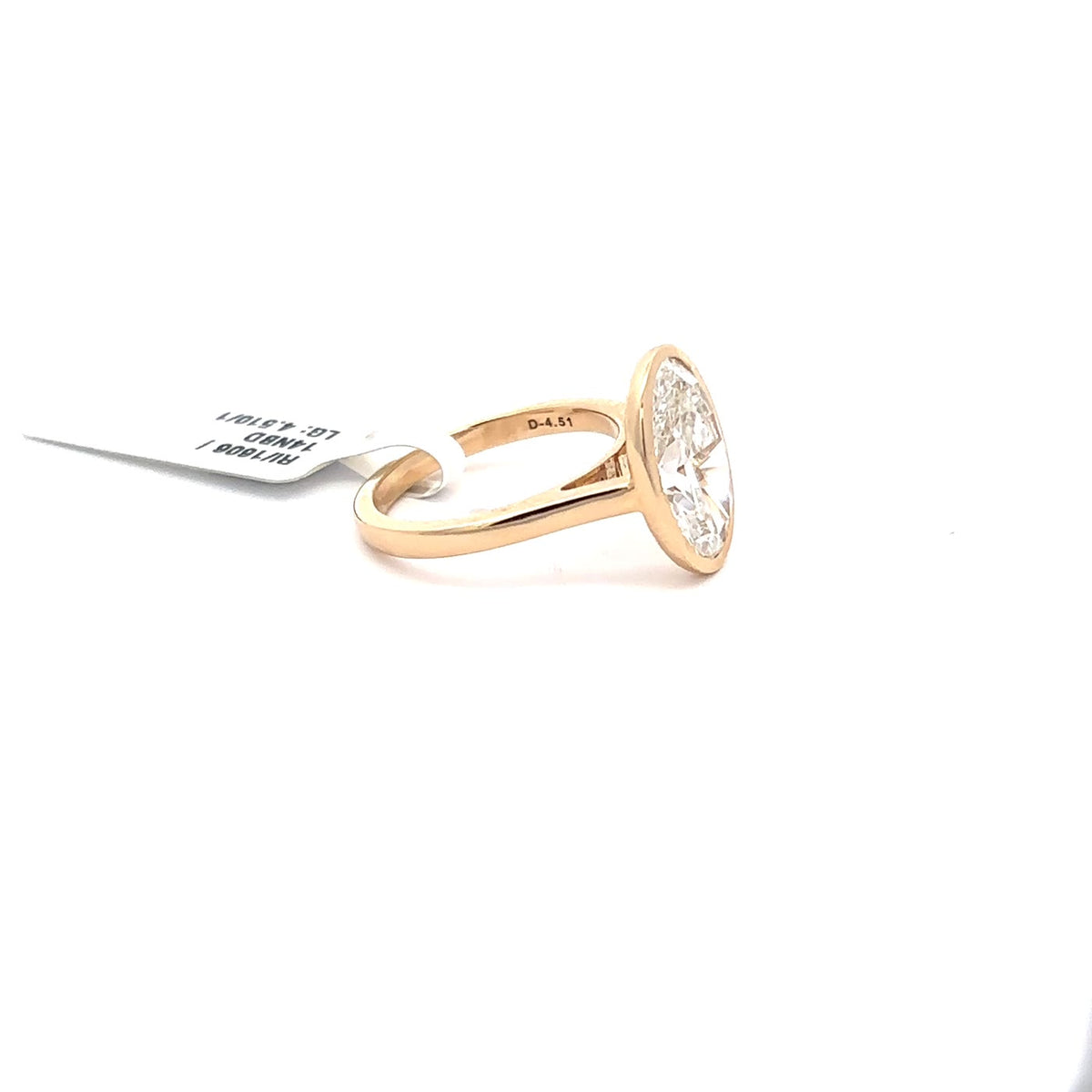 The Anouk Oval Bezel Solitaire Ring