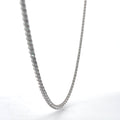The Geneviève Round Diamond Tennis Necklace