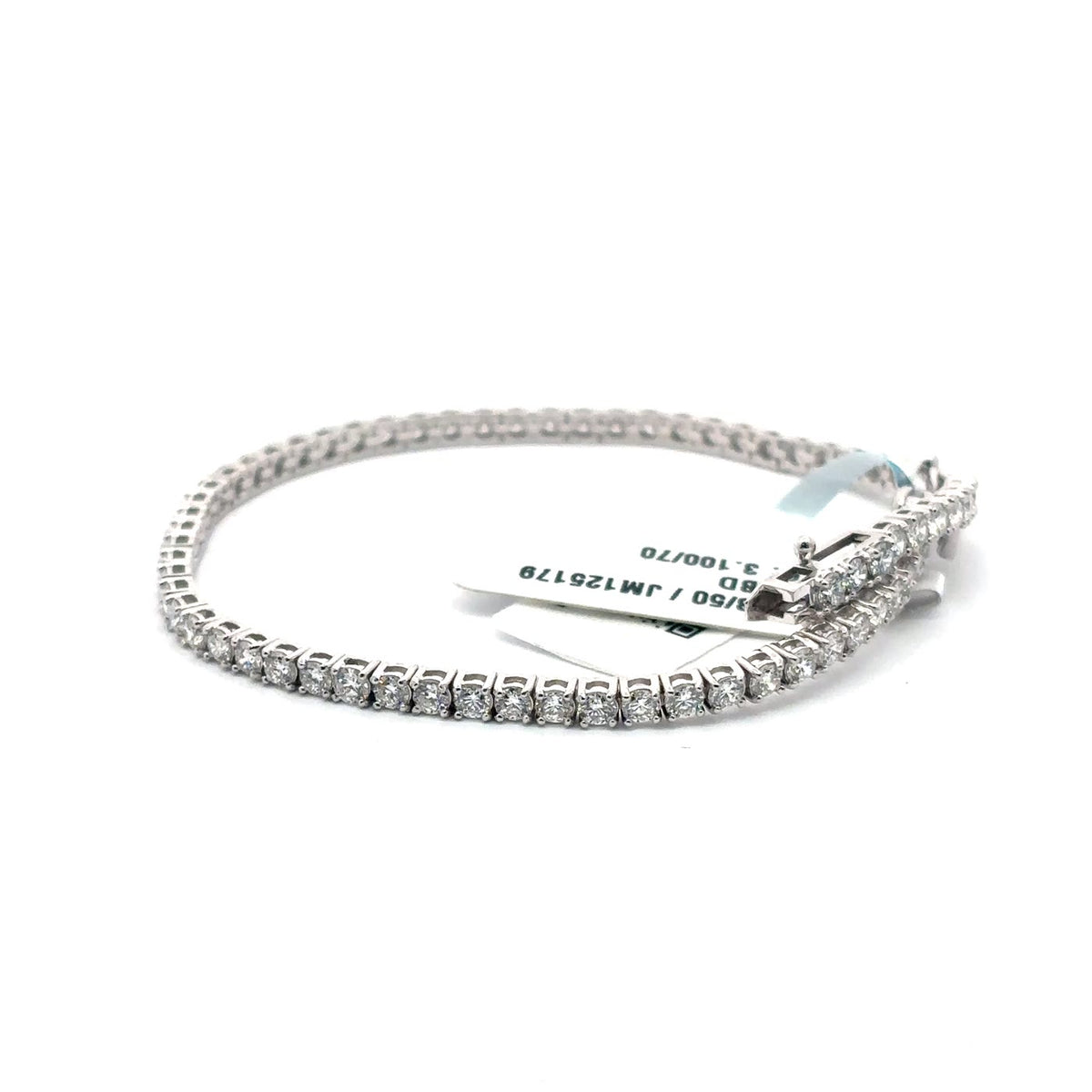 The Claire Round Diamond Tennis Bracelet