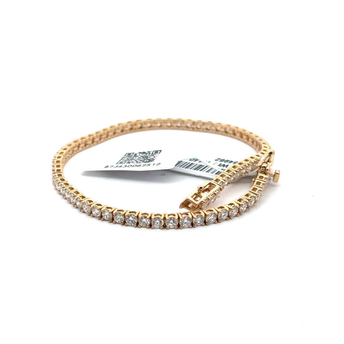 The Margot Round Diamond Tennis Bracelet