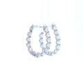 The Orbit Inside-Out Diamond Hoops