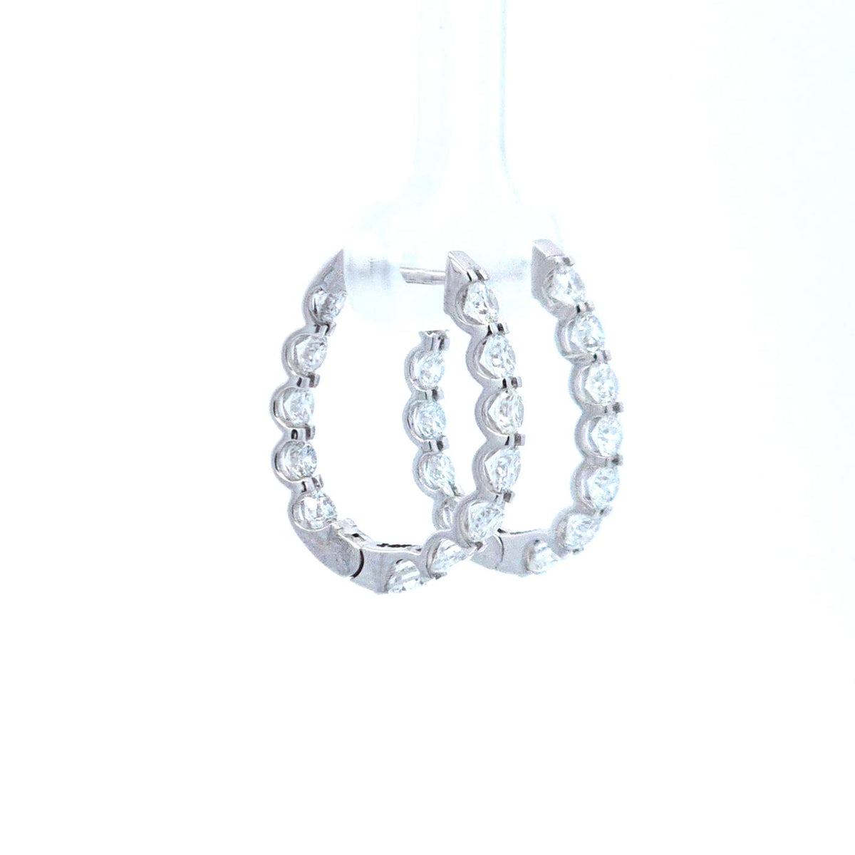 The Orbit Inside-Out Diamond Hoops
