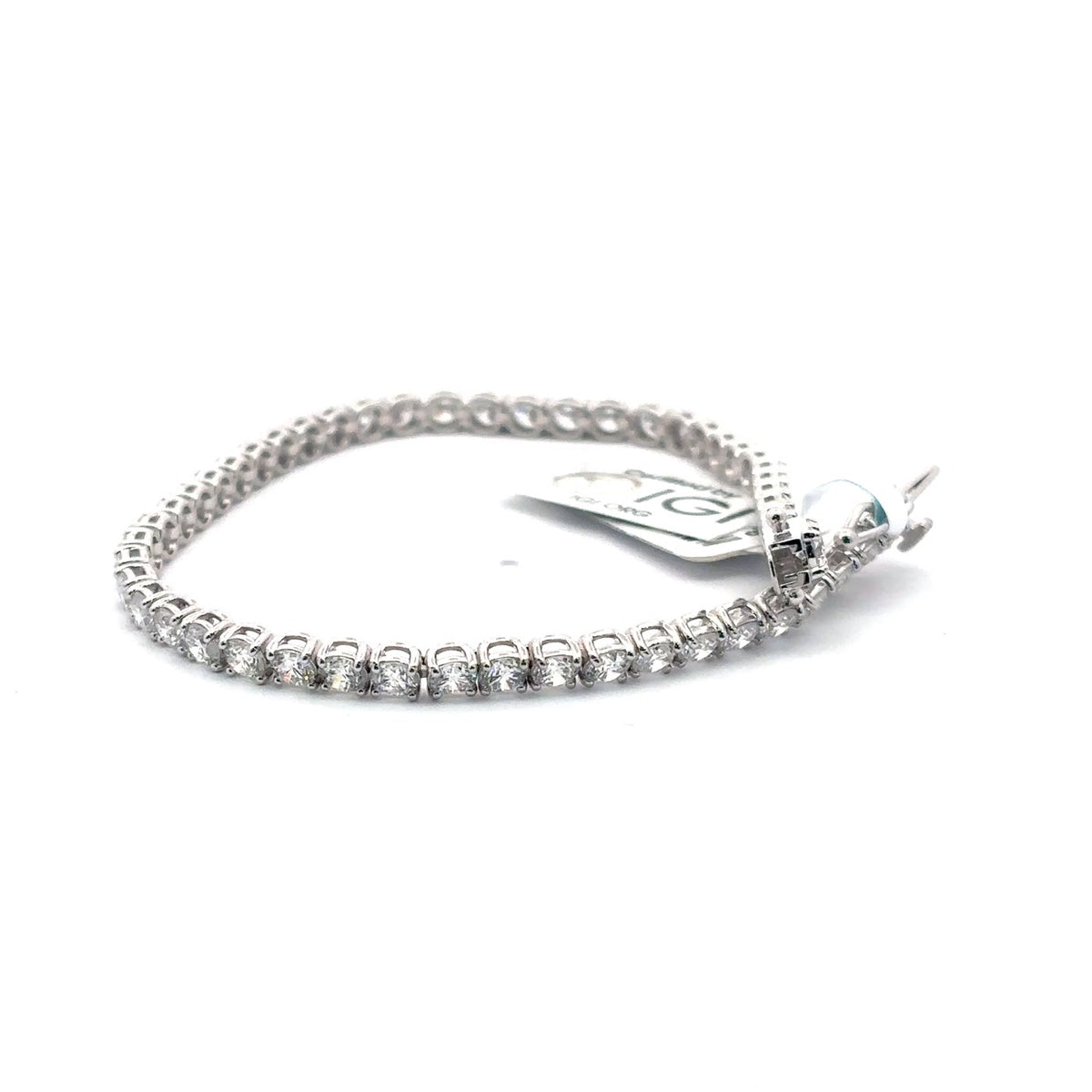 The Camille Round Diamond Tennis Bracelet