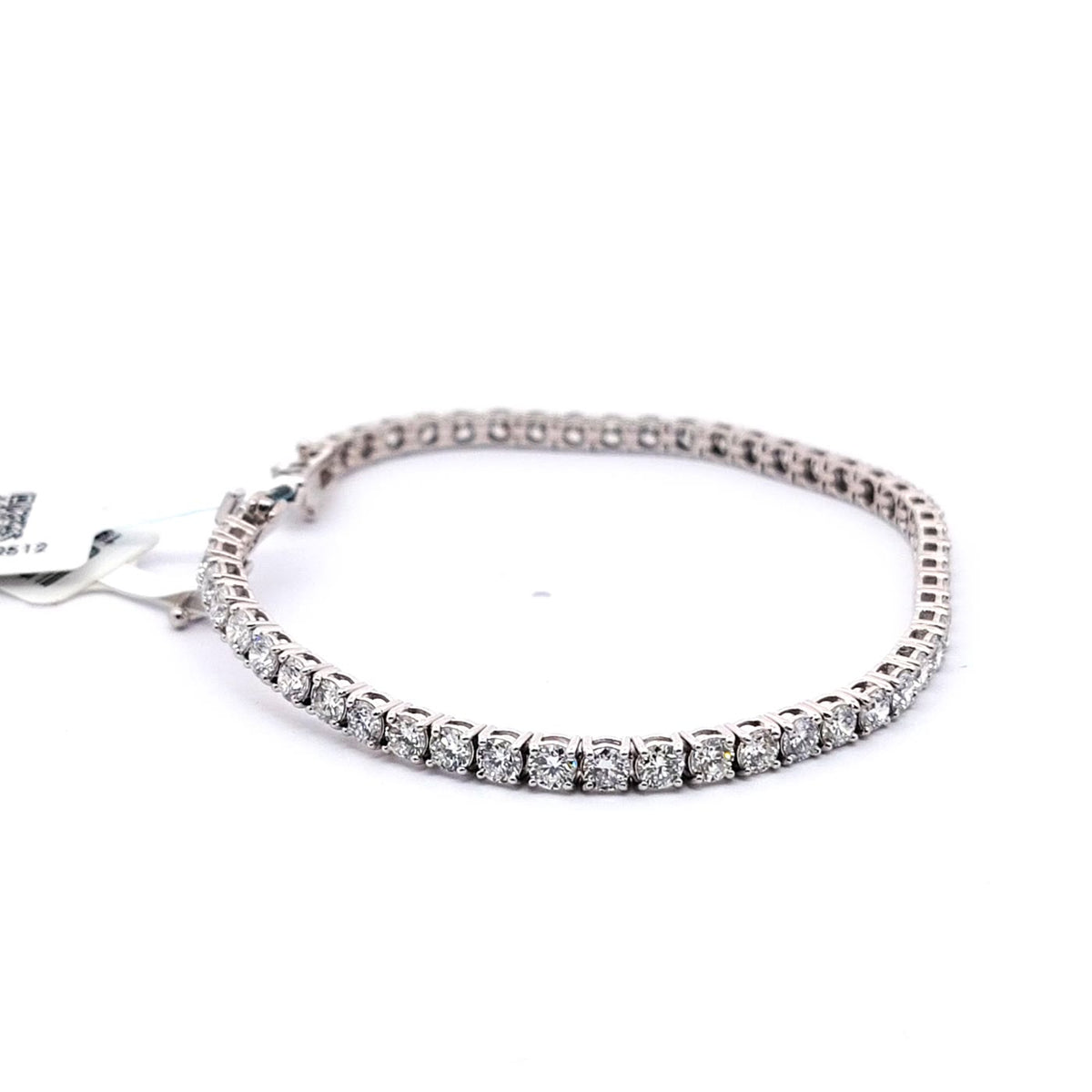The Odette Round Diamond Tennis Bracelet