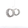 The Gabrielle Round & Baguette Hoops