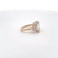 The Delphine Pear Three-Stone Ring