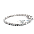The Geneviève Round Diamond Tennis Bracelet