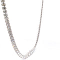 The Lumière Graduated Oval Diamond Necklace
