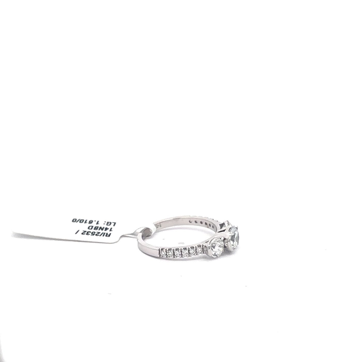 The Aurélia Three-Stone Diamond Engagement Ring