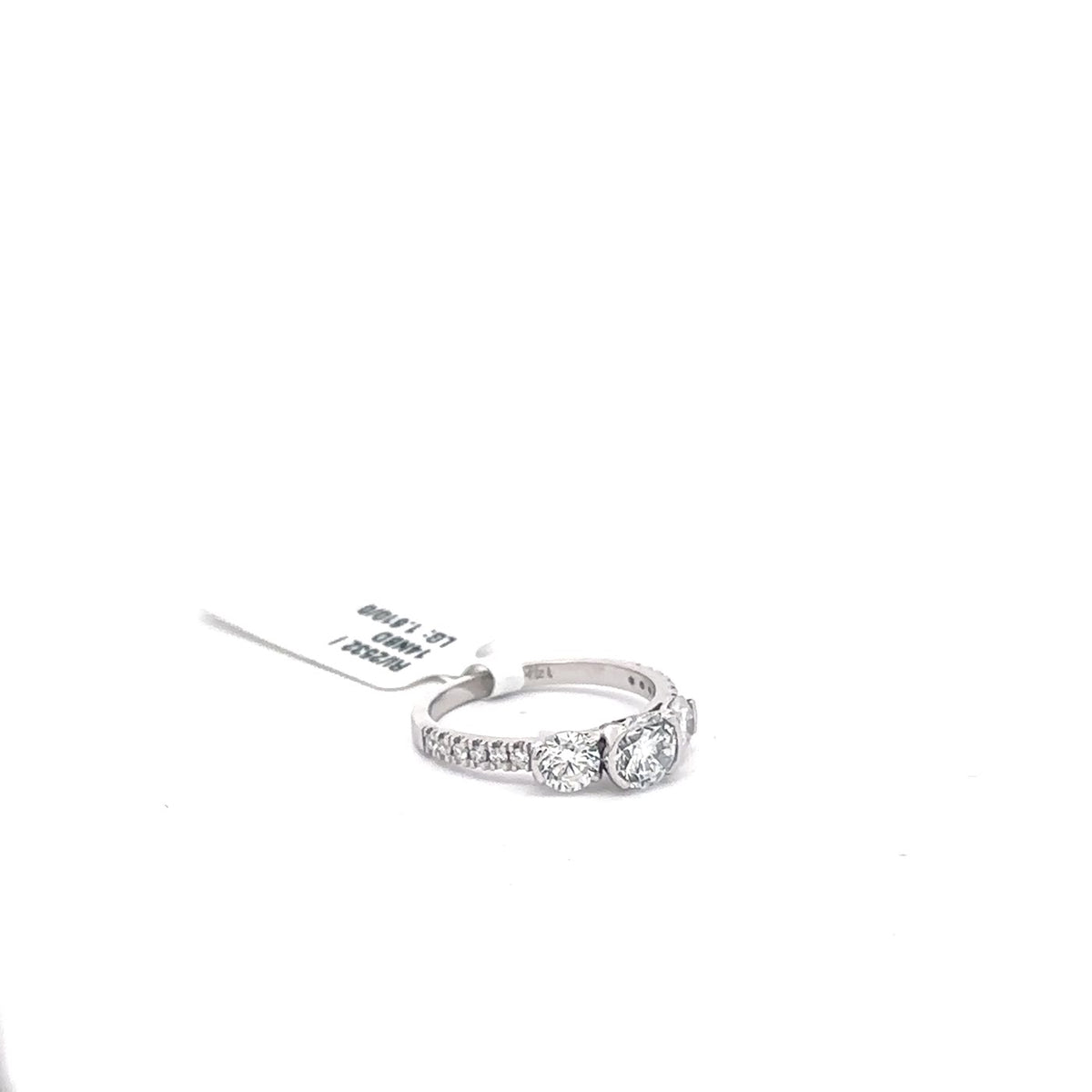 The Aurélia Three-Stone Diamond Engagement Ring