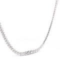The Lumière Graduated Oval Diamond Necklace