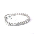 The Plume Pear Diamond Tennis Bracelet