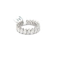 The Cascade Pear Diamond Eternity Band