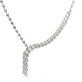 The Comète Pear Diamond Necklace