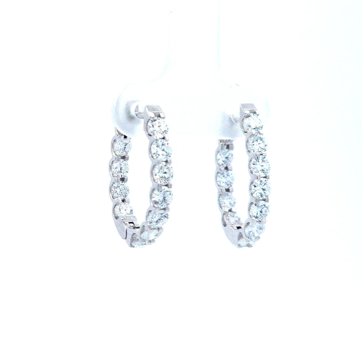 The Orbit Inside-Out Diamond Hoops