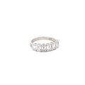 The Manhattan Emerald-Cut Diamond Band