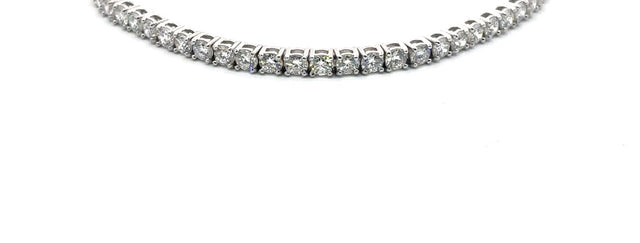 The Claire round diamond tennis bracelet