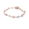 The Blush Fancy Pink & White Diamond Bracelet