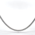 The Geneviève Round Diamond Tennis Necklace