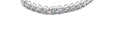 The Juliette bezel-set round diamond tennis bracelet in 14K white gold