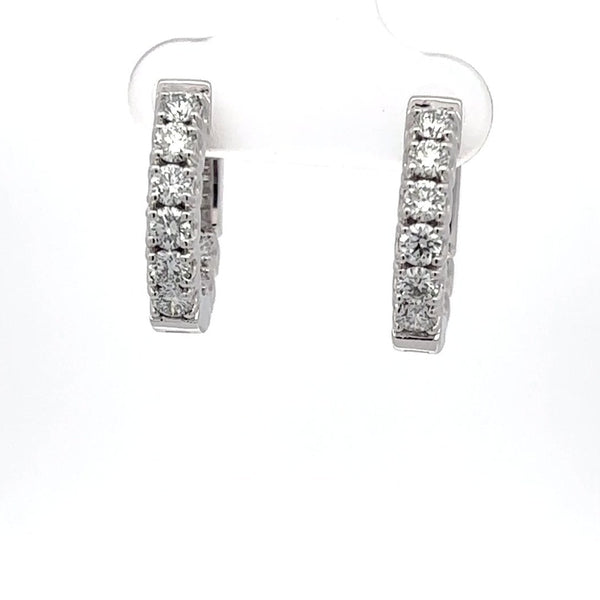 The Manon Diamond Huggie Hoops