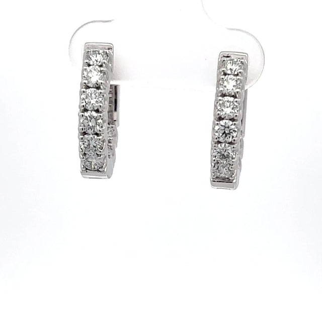 The Manon Diamond Huggie Hoops