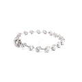 Margaux oval and pear diamond tennis bracelet