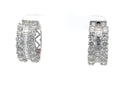 The Gabrielle Round & Baguette Hoops
