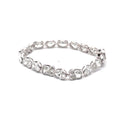 Vendome bezel oval and radiant diamond tennis bracelet