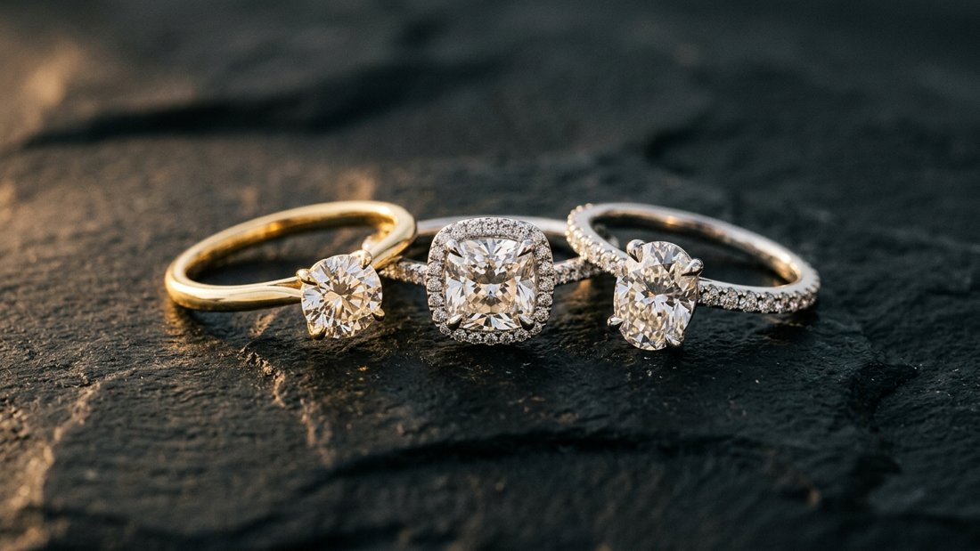 Engagement ring settings